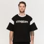 Premium Heavyweight Varsity T-Shirt Black  - GymBeam L