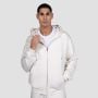 Relay Zip Hoodie Pearl - GymBeam L