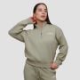 Γυναικείο Jumper Agile 1/2 Zip Sage - GymBeam XL