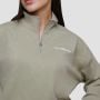 Γυναικείο Jumper Agile 1/2 Zip Sage - GymBeam XL