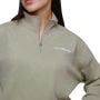 Γυναικείο Jumper Agile 1/2 Zip Sage - GymBeam XL
