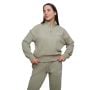 Γυναικείο Jumper Agile 1/2 Zip Sage - GymBeam XL