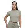 Γυναικείο Agile Cropped T-Shirt Sage - GymBeam L