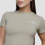 Γυναικείο Agile Cropped T-Shirt Sage - GymBeam L