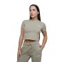 Γυναικείο Agile Cropped T-Shirt Sage - GymBeam L