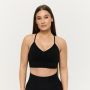 Αθλητικό Μπουστάκι Sculpt Seamless Black - GymBeam S