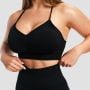 Αθλητικό Μπουστάκι Sculpt Seamless Black - GymBeam S