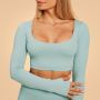 Γυναικείο Sense Crop Top Storm Blue - BeastPink S
