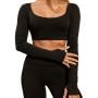 Γυναικείο Sense Crop Top Black - BeastPink M