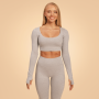 Γυναικείο Sense Crop Top Grey - BeastPink M