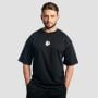 T-Shirt Boxy Shaker Black - GymBeam L