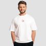 T-Shirt Boxy Shaker White - GymBeam XL