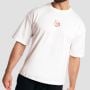 T-Shirt Boxy Shaker White - GymBeam XL