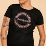 Γυναικείο Serenity T-Shirt Black - BeastPink XXL