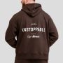 Unstoppable Hoodie Brown - GymBeam XXL