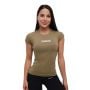 Γυναικείο T-shirt FIT Olive - GymBeam S