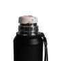 Ατσάλινο Θερμός Vacuum Black 1000 ml - GymBeam single_variant