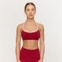 Varsity Sports Bra Red - GymBeam XL