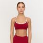 Varsity Sports Bra Red - GymBeam M