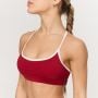 Varsity Sports Bra Red - GymBeam XL