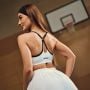 Γυναικείo Skort Varsity White - GymBeam S
