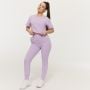 Γυναικείο T-Shirt Limitless Cropped Lavender - GymBeam XL