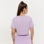 Γυναικείο T-Shirt Limitless Cropped Lavender - GymBeam XL