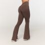 Women‘s Fierce V-back Pants Cappuccino - GymBeam XXL