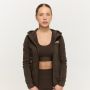 Γυναικείο Limitless Zip Up Hoodie Espresso - GymBeam M