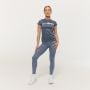 Γυναικείο T-shirt Essence Denim Blue - GymBeam S