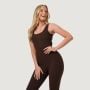 Women‘s NEO Jumpsuit Mocha - GymBeam XL