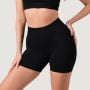 Women‘s NEO Seamless Shorts Black - GymBeam XL
