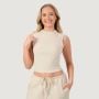 Women‘s NEO Turtleneck Top Almond - GymBeam XL