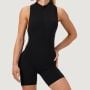 Women‘s NEO Zip-Up Jumpsuit Black - GymBeam XL