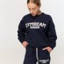 Γυναικείο Varsity Sweatshirt Blue - GymBeam XXL