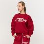 Γυναικείο Varsity Sweatshirt Red - GymBeam XXL