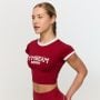 Γυναικείο T-Shirt Varsity Red - GymBeam M