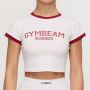 Γυναικείο T-Shirt Varsity White - GymBeam XL