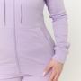 Γυναικείο Limitless Zip Up Hoodie Lavender - GymBeam M