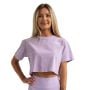 Γυναικείο T-Shirt Limitless Cropped Lavender - GymBeam S
