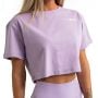 Γυναικείο T-Shirt Limitless Cropped Lavender - GymBeam S