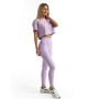 Γυναικείο T-Shirt Limitless Cropped Lavender - GymBeam S