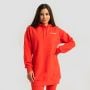 Women‘s Limitless Longline Hoodie Hot Red - GymBeam S