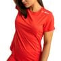 Γυναικείο Αθλητικό T-Shirt Limitless Hot Red - GymBeam XXL