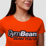 Women‘s Beam T-shirt Orange - GymBeam L