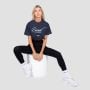 Γυναικείο Earned Cropped T-shirt Midnight - GymBeam S