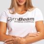 Γυναικείο Fitness White T-Shirt - GymBeam L