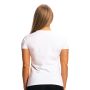 Γυναικείο Fitness White T-Shirt - GymBeam L