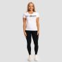 Γυναικείο Fitness White T-Shirt - GymBeam L