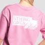 Γυναικείο Boxy T-shirt Girls Club Pink - GymBeam M